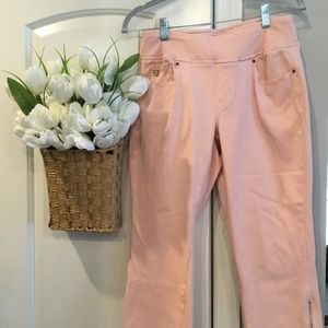 Pink capri pants/Belle by Kim Gravel